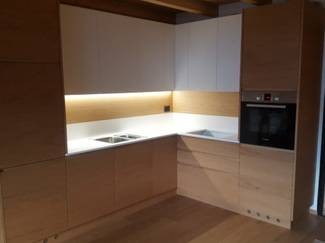 Cucina in rovere